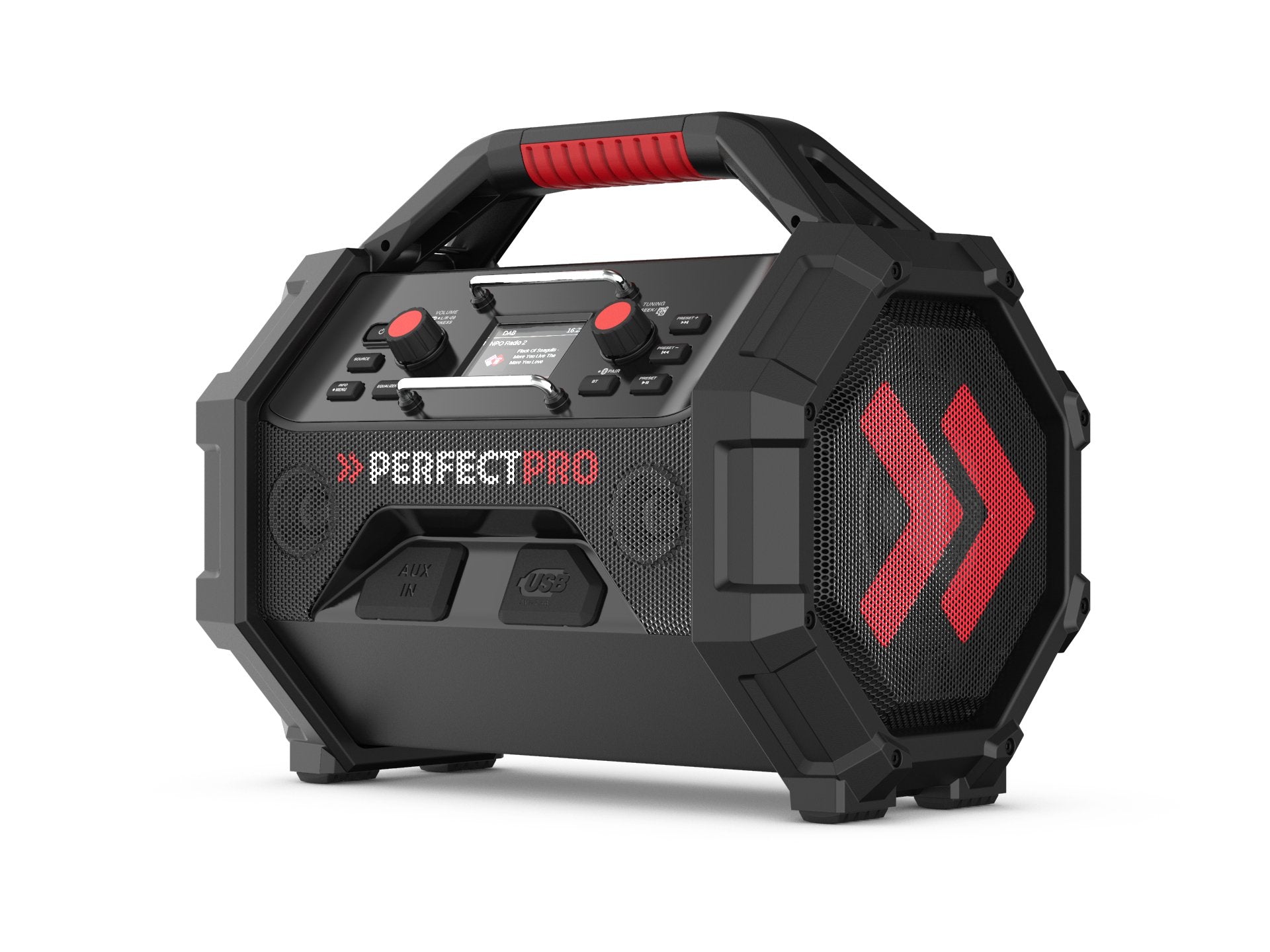 EAN 8719689465629 - Perfectpro ROCKTAGON Lugar de trabajo Digital Negro, Rojo imagen 17