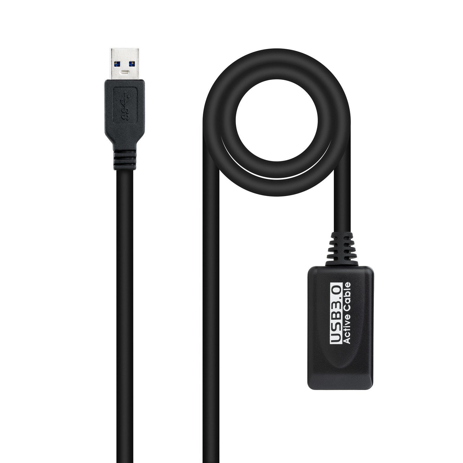 Nanocable Cable Prolongador Con Amplificador Usb-A 3.0 Macho A Usb-A Hembra 5m