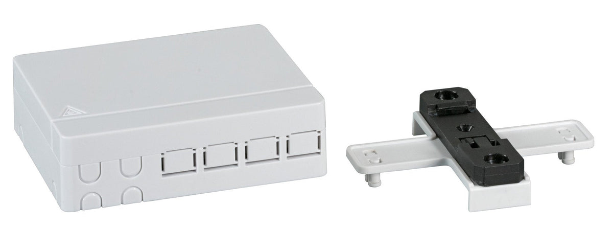 Efb Ftth Indoor Caja Para Carril Din Fr 4fasern, 4acoplamientos Y Faserberlngenaufnahme