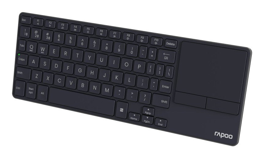 Rapoo E2810m Inalámbrico Ultraflache Multimedia Teclado Con Touchpad Qwertz - Teclado - Qwertz