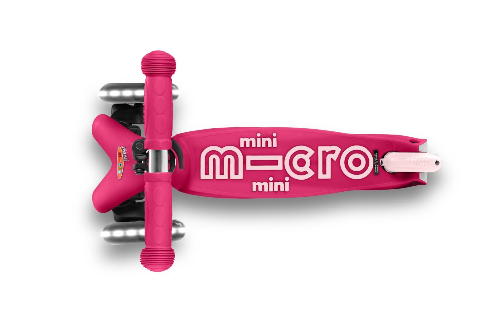 Patinete Micro Mini 3 En 1 Deluxe Plus Led Rosa