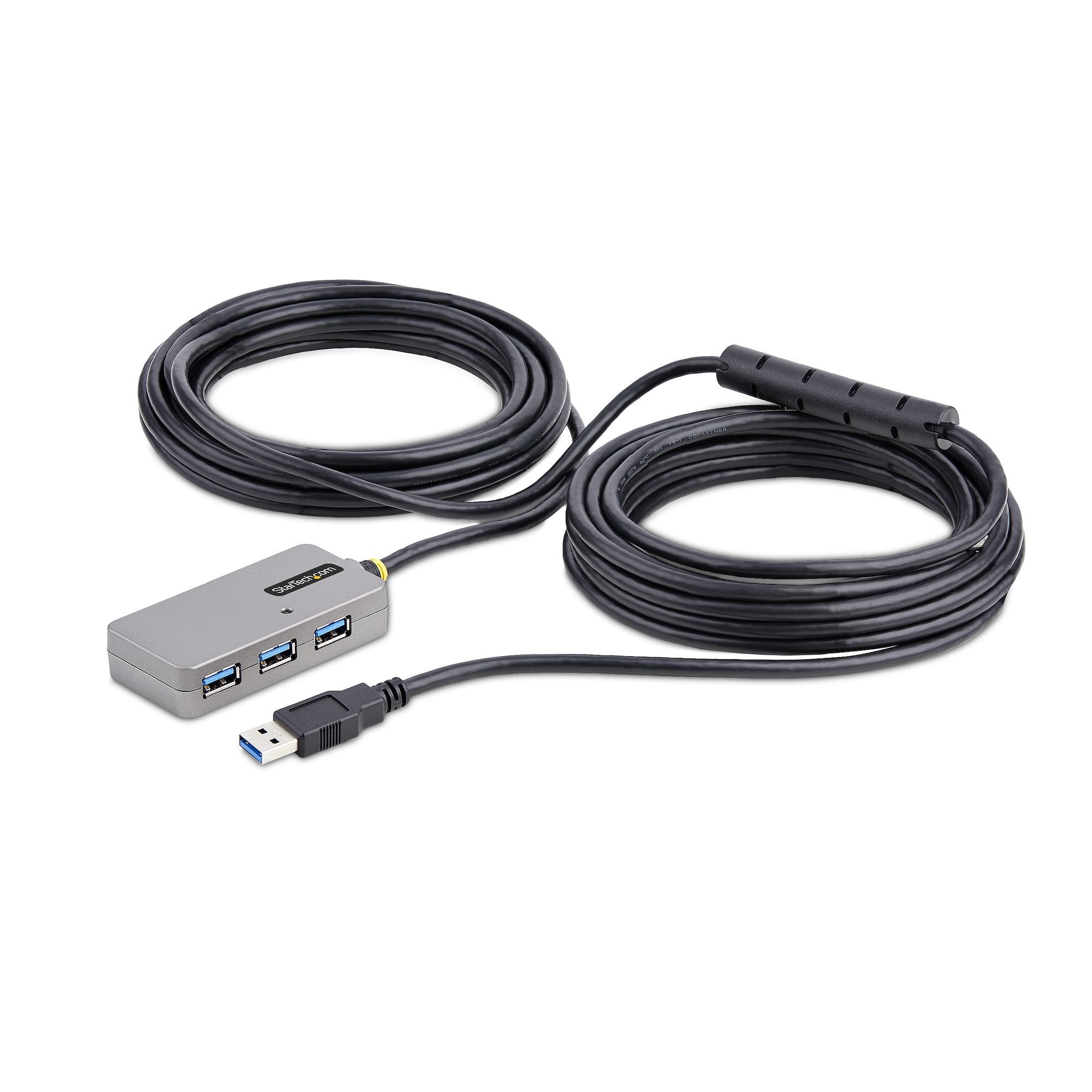 EAN 0065030897365 - StarTech.com U01043-USB-EXTENDER hub de interfaz USB 3.2 Gen 1 (3.1 Gen 1) Type-A 5000 Mbit/s Negro, Plat imagen 1