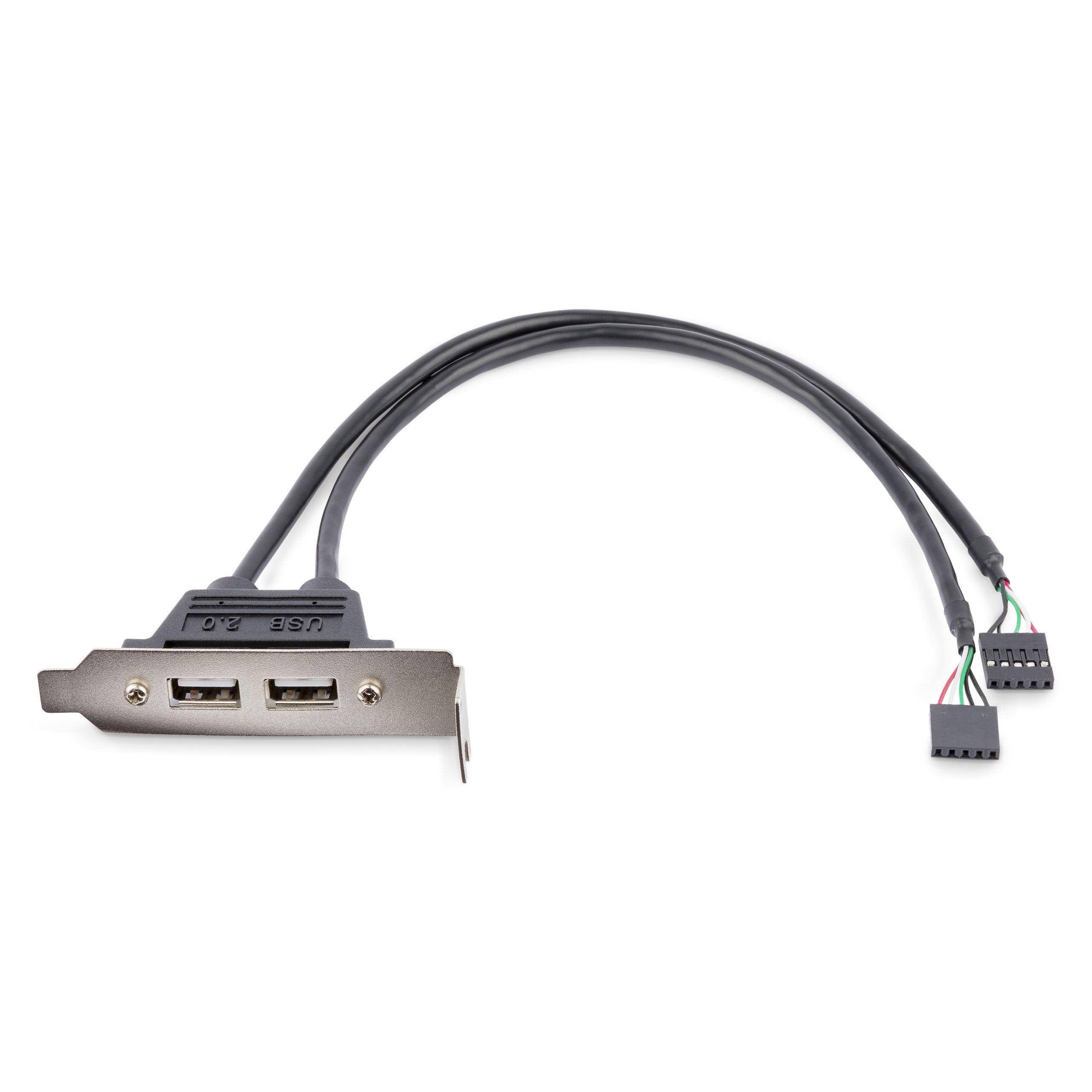 Startech Bracket Perfil Bajo 2puertos Usb 2.0