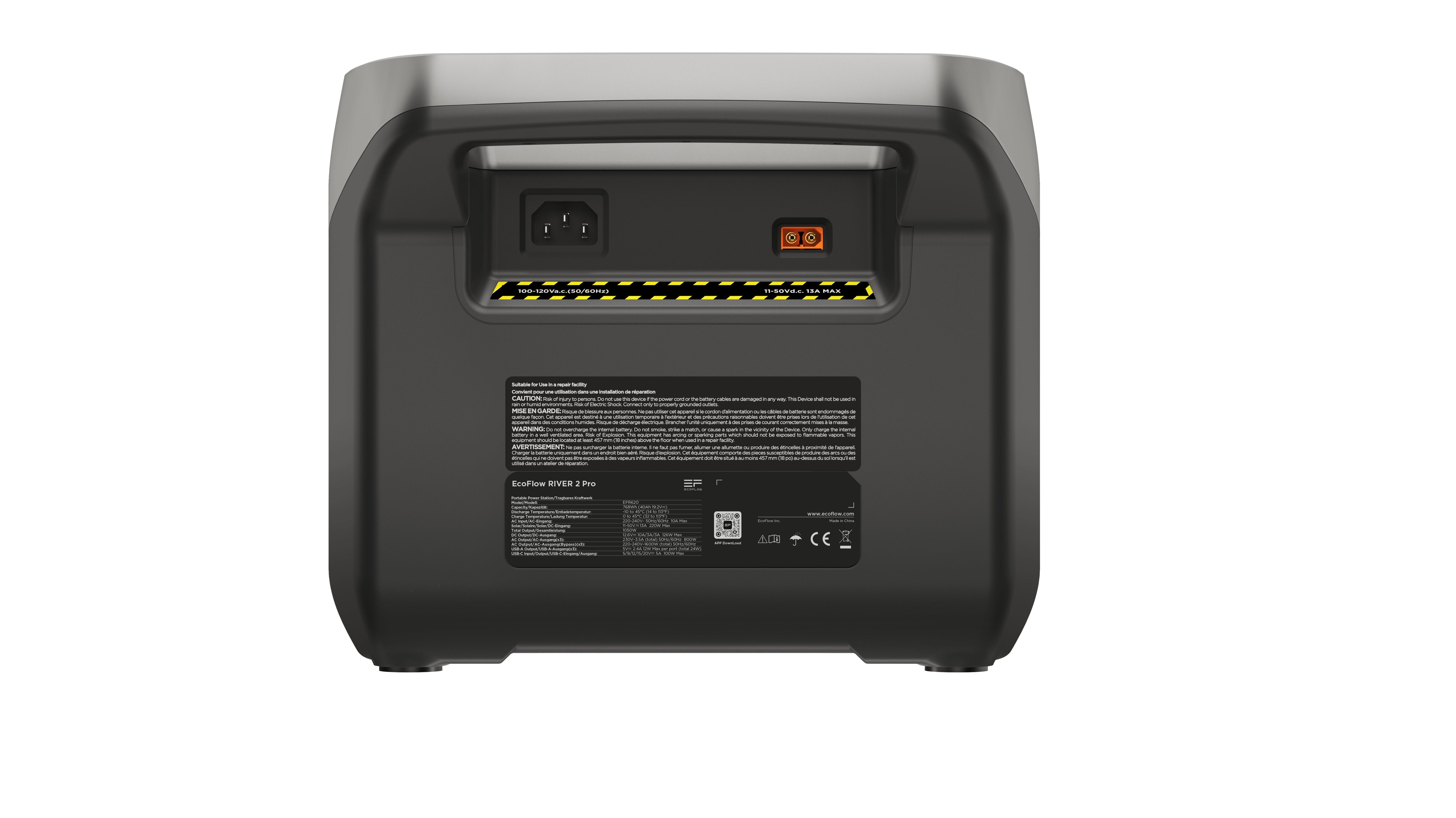 Ecoflow Power Station Portatile River2 Pro 768wh 1600w Wifi+Bt