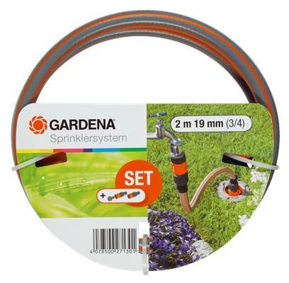 Gardena Profi-System Connection Set 2713-20, Conector Para Grifo (Gris/Naranja, 2 Metros)