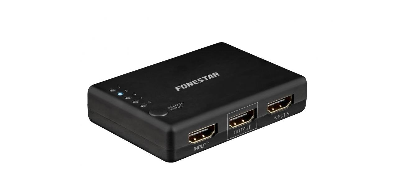 EAN 8422521003940 - Fonestar FO-22SW51 interruptor de video HDMI imagen 1