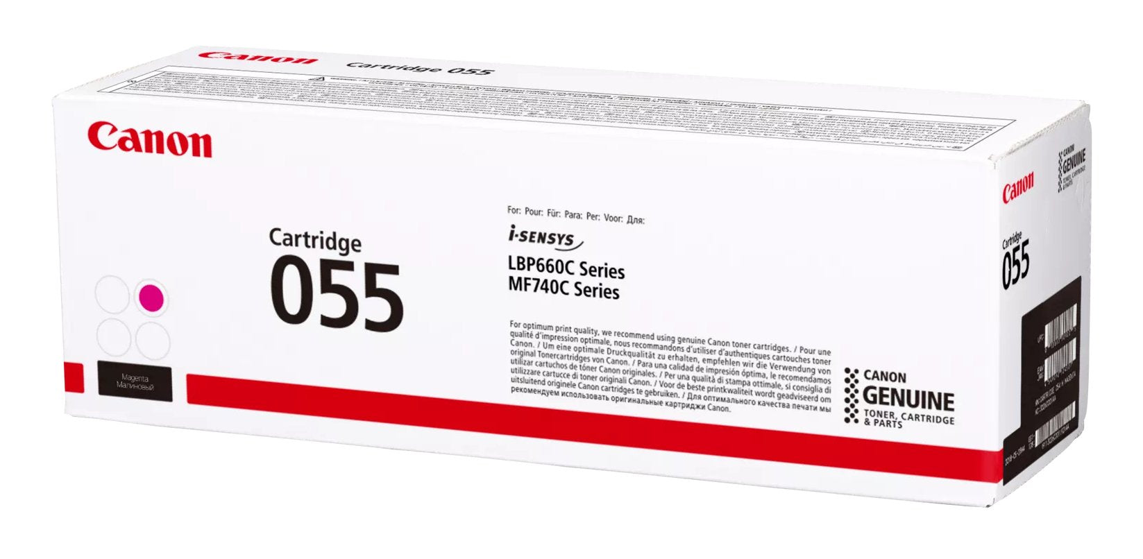 EAN 4549292124637 - Canon 055 cartucho de tóner 1 pieza(s) Original Magenta imagen 3