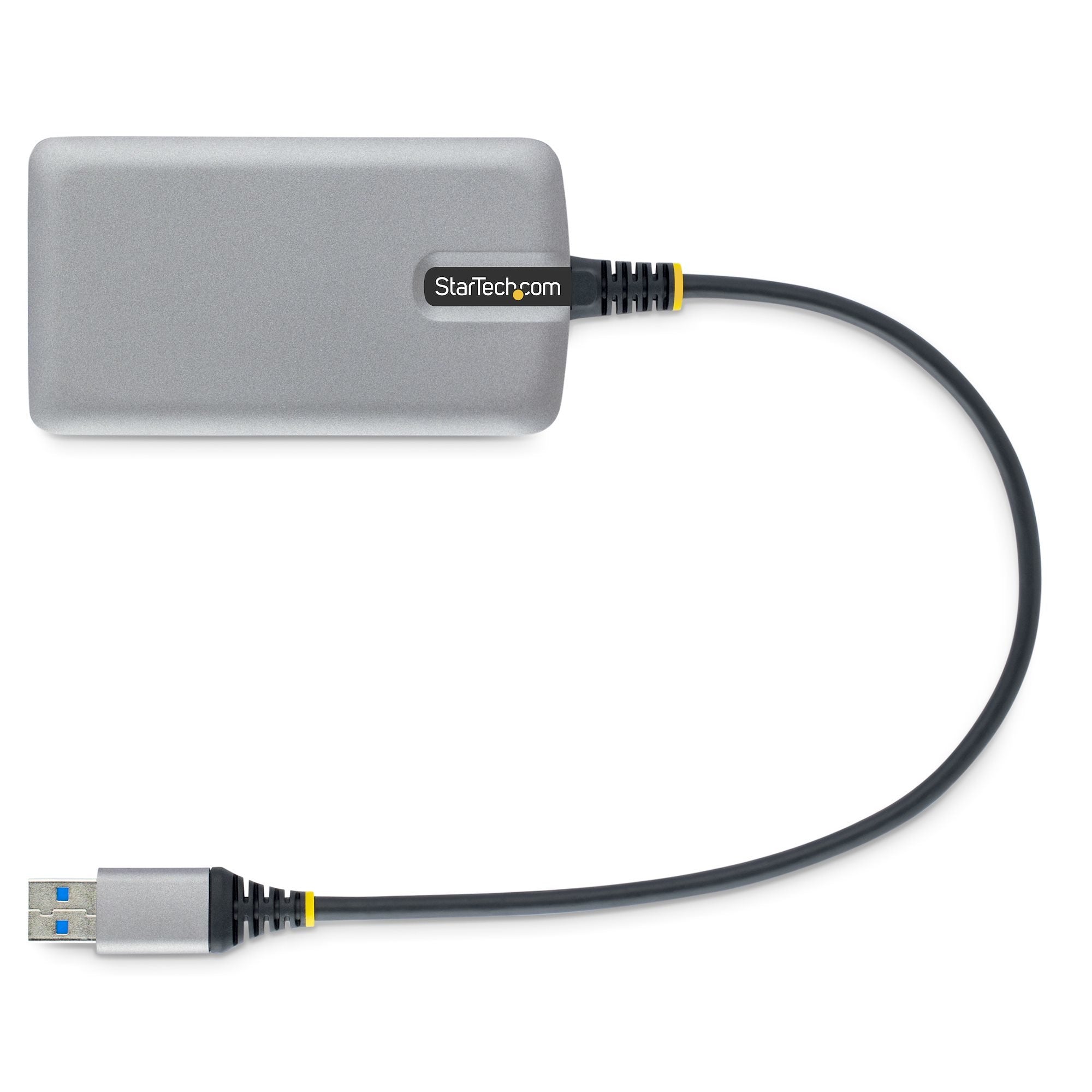 Startech Hub Usb 3 Puertos Usb 3.0 5gbps Alimentado Por El Bus  Cable 30cm Con Red Ethernet Rj45 1gb