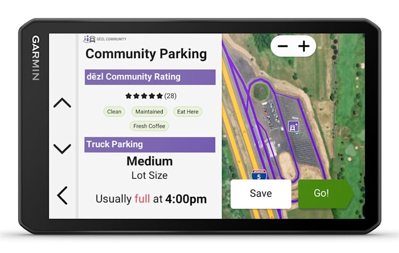 Garmin Dezl Lgv720 Navegador Gps Para Camiones 7" Con Mapas De Europa