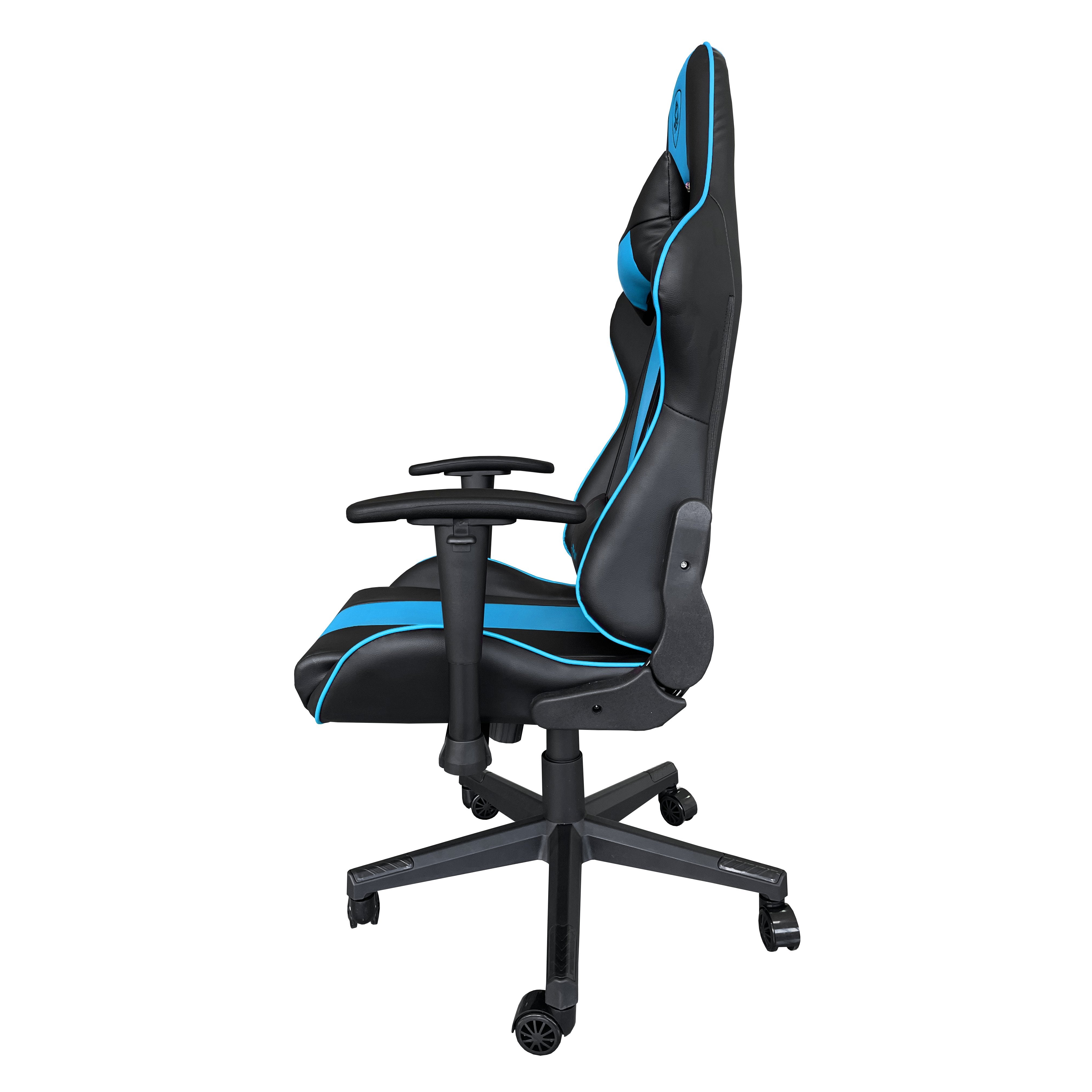 EAN 8435099529033 - KeepOut XSPRO-RACING Silla para videojuegos universal Asiento acolchado Turquesa, Negro imagen 8