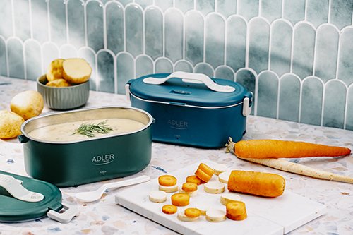 EAN 5905575900371 - Adler AD 4505G fiambrera eléctrica 55 W 0,8 L Azul, Verde, Blanco imagen 15