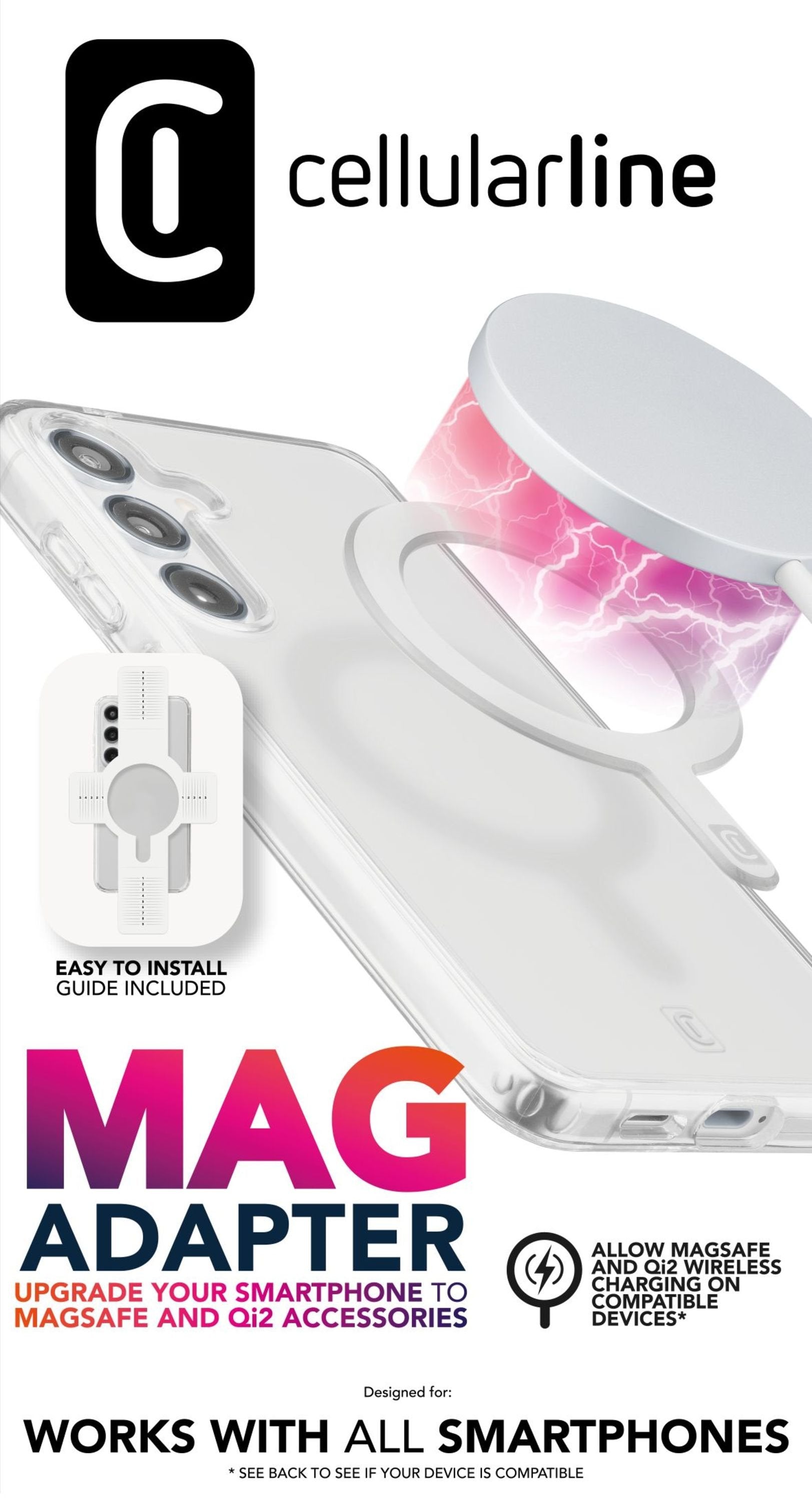 Cellularline Mag Adapter Ring Blanco