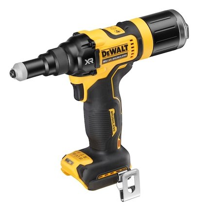 EAN 5035048797679 - DeWALT DCF403NT-XJ remachadora eléctrica Negro, Amarillo 2.4,3.2,4,4.8 mm 10000 kN imagen 3