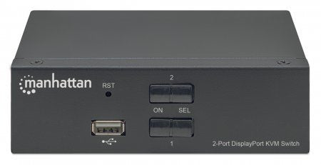 Manhattan Kvm Switch Displayport Usb 2x1 4k 60hz