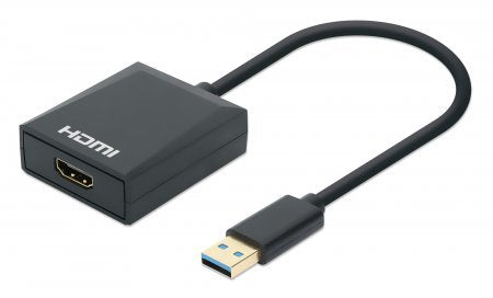EAN 0766623153690 - Manhattan 153690 Adaptador gráfico USB Negro imagen 1
