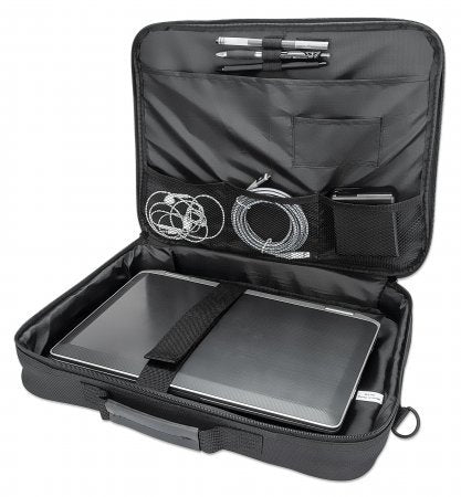 EAN 0766623439947 - Manhattan 439947 maletines para portátil 39,6 cm (15.6") Bandolera Negro imagen 6