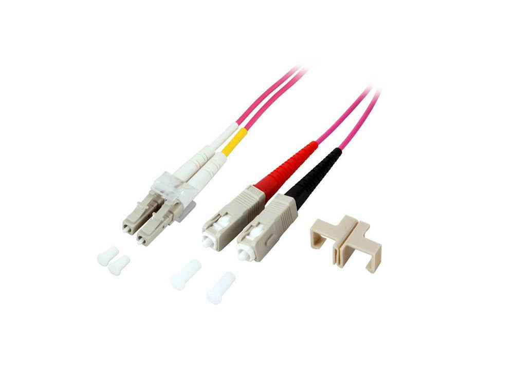 EAN 4014619540952 - Alcasa 15m LC/SC Cable de fibra óptica e InfiniBand Violeta imagen 1