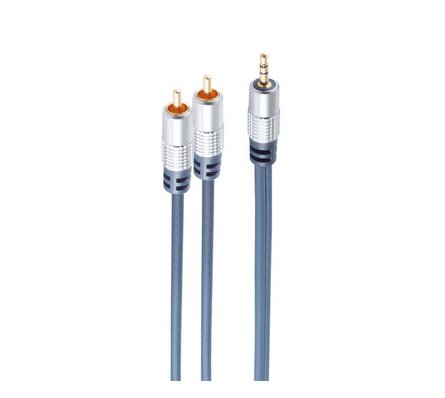 S-Impuls Home-Cinema 3,5mm St. - 2x Rca St. 5m