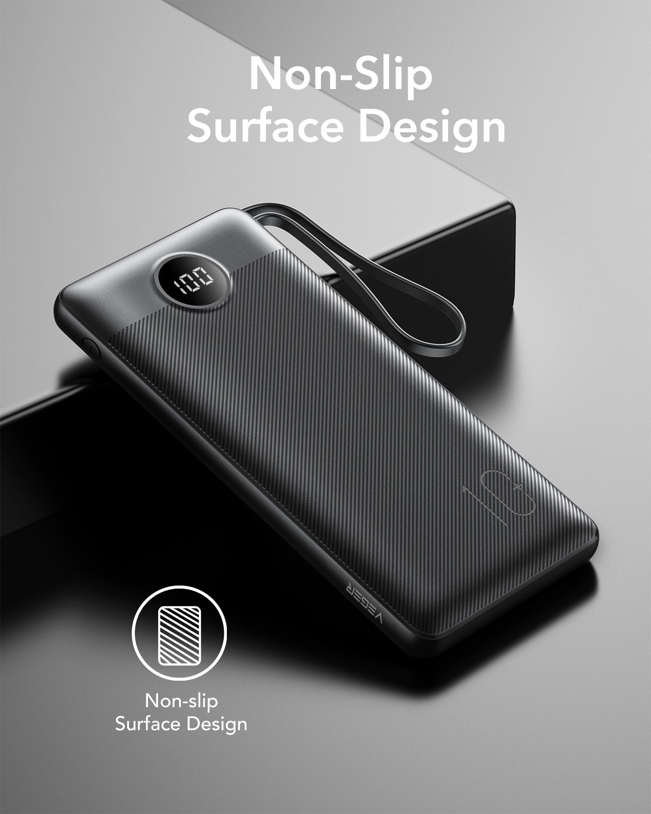 EAN 6970453554204 - VEGER C10 batería externa Polímero de litio Negro imagen 8