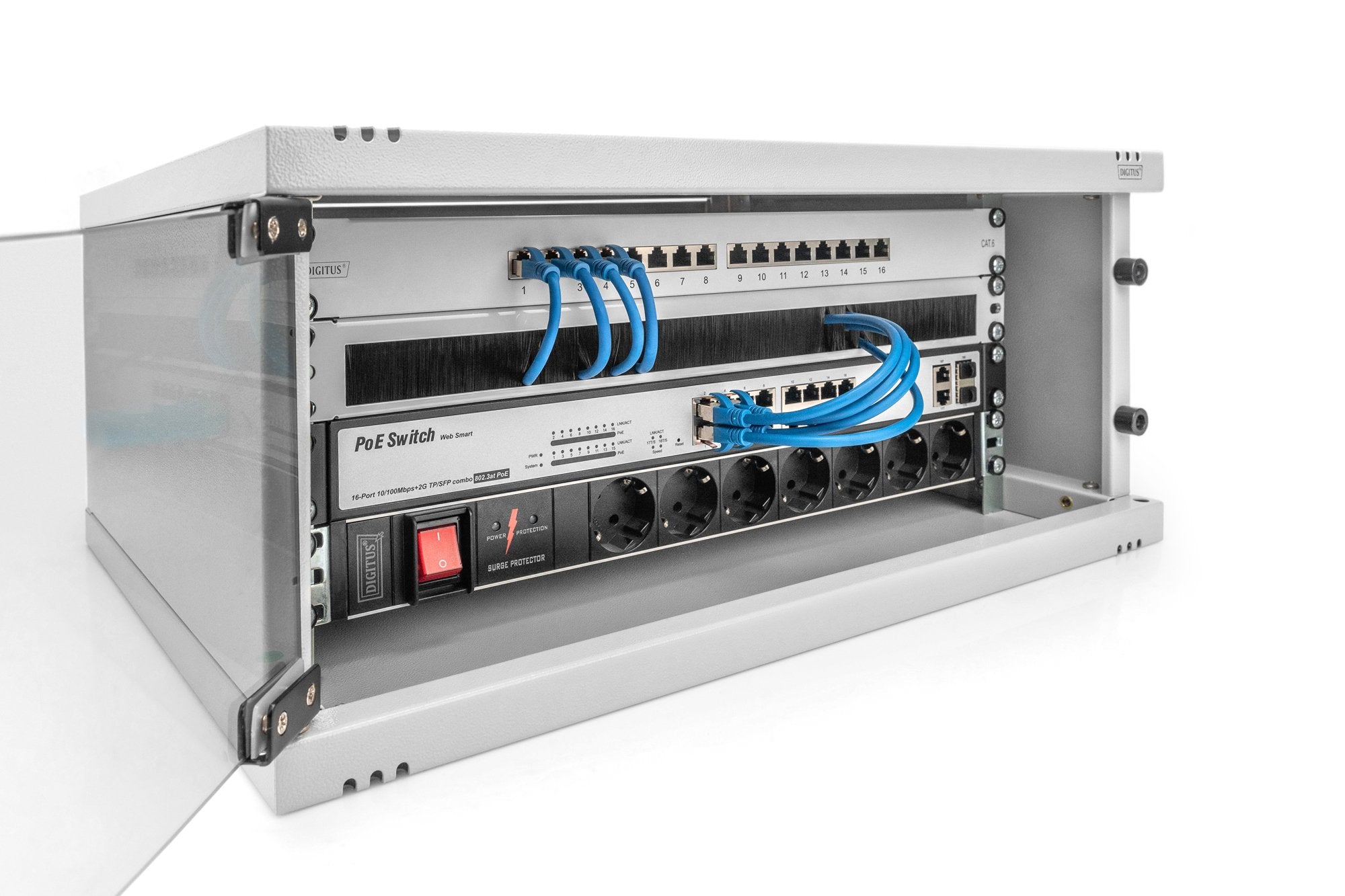 EAN 4016032493013 - Digitus DN-38010 armario rack 4U Bastidor de pared Gris imagen 10