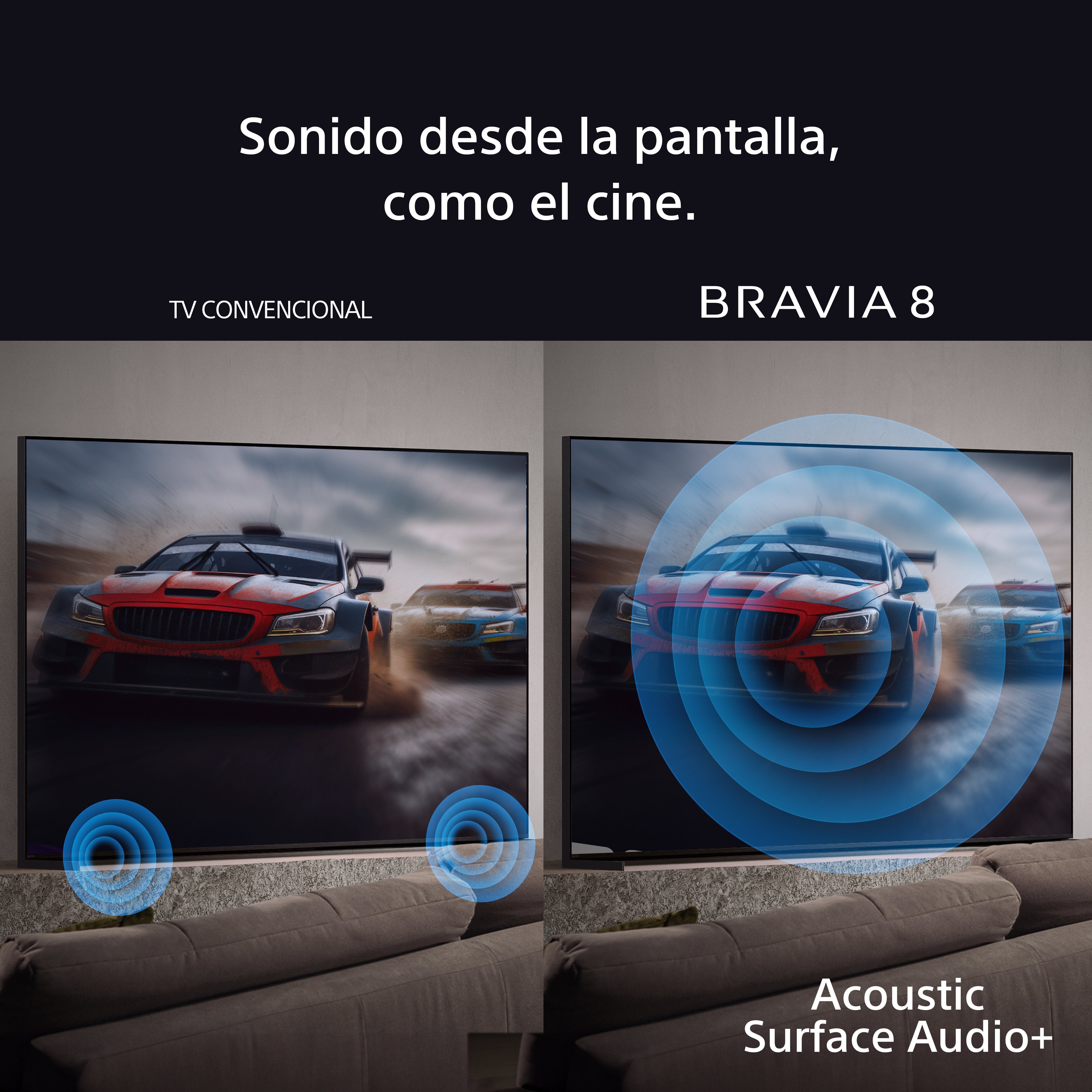 Televisor Sony Fwd-77xr80 77" 4k Ultra Hd Smart Tv Wifi Negro