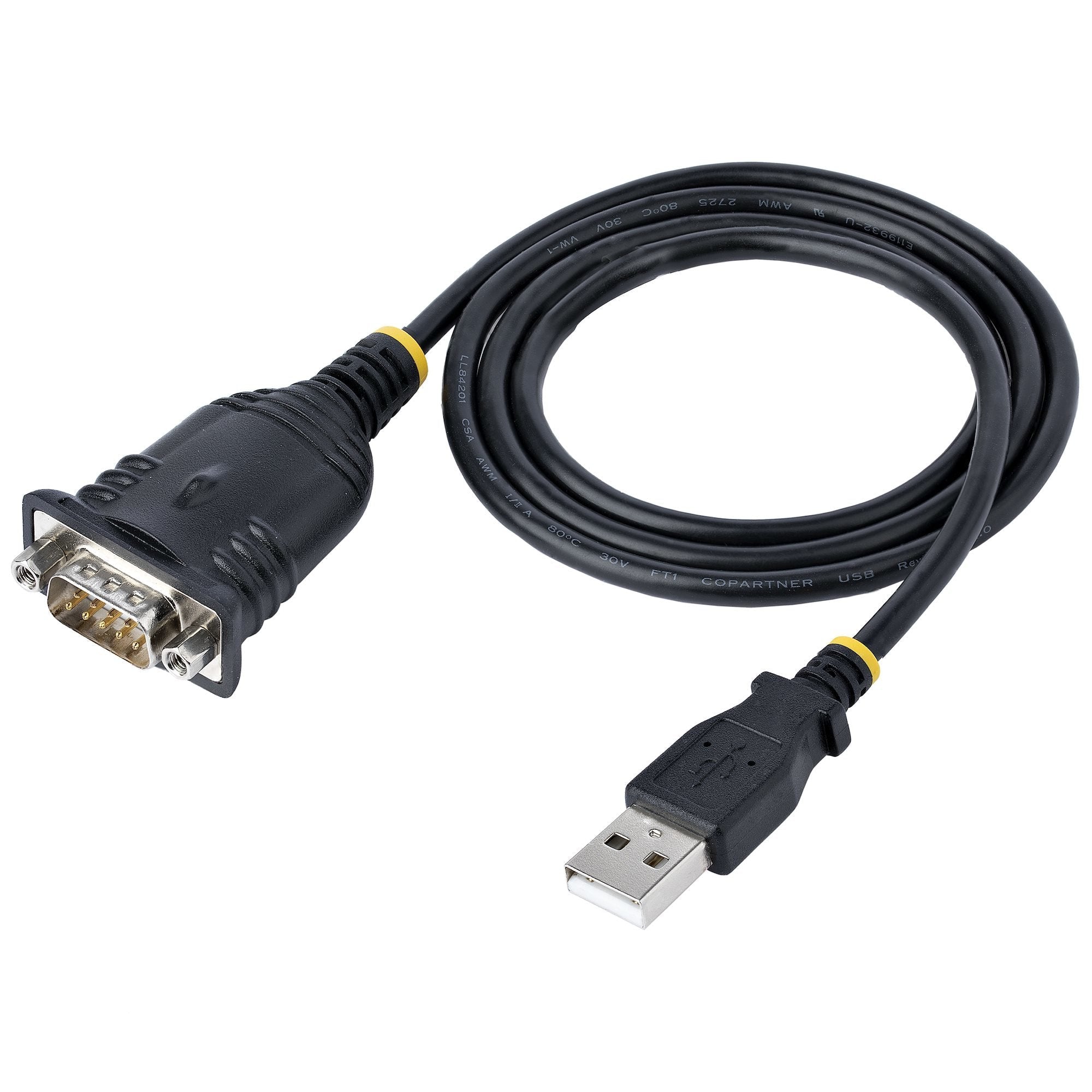 EAN 0065030894586 - StarTech.com 1P3FP-USB-SERIAL cambiador de género para cable DB-9 USB Type-A Negro imagen 4