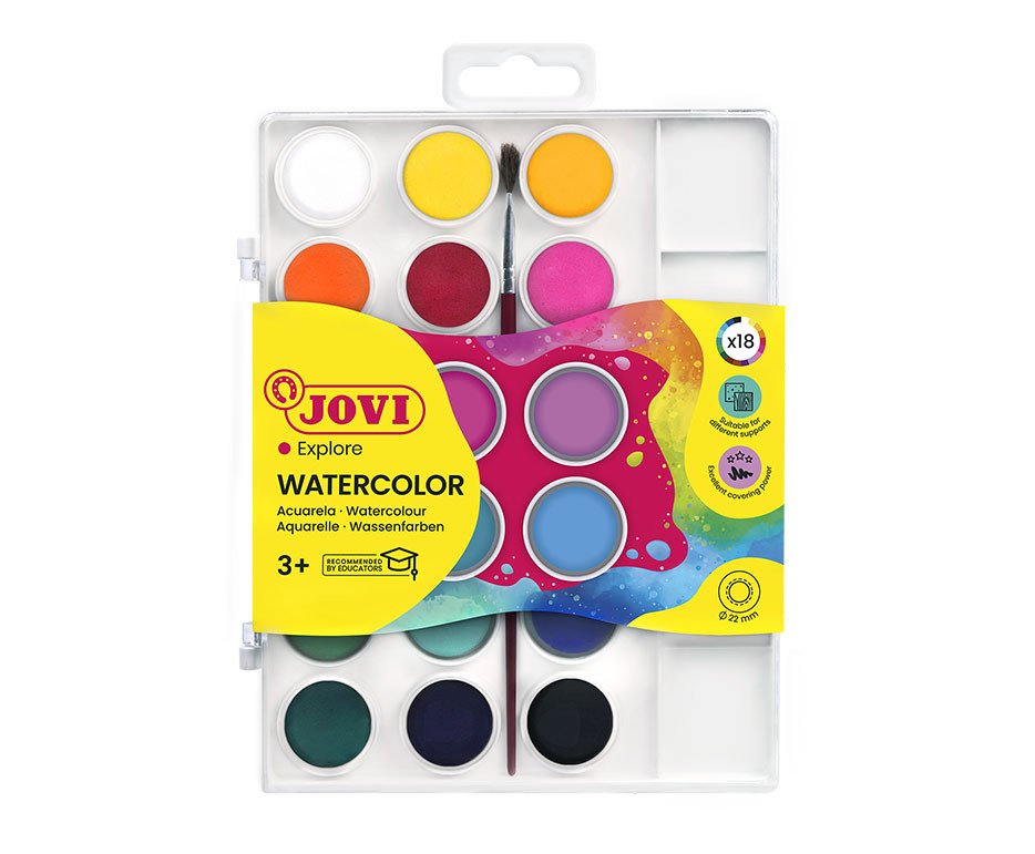 EAN 8412027000536 - Jovi 800/18 pintura para manualidades Pintura de acuarela 1 pieza(s) imagen 2