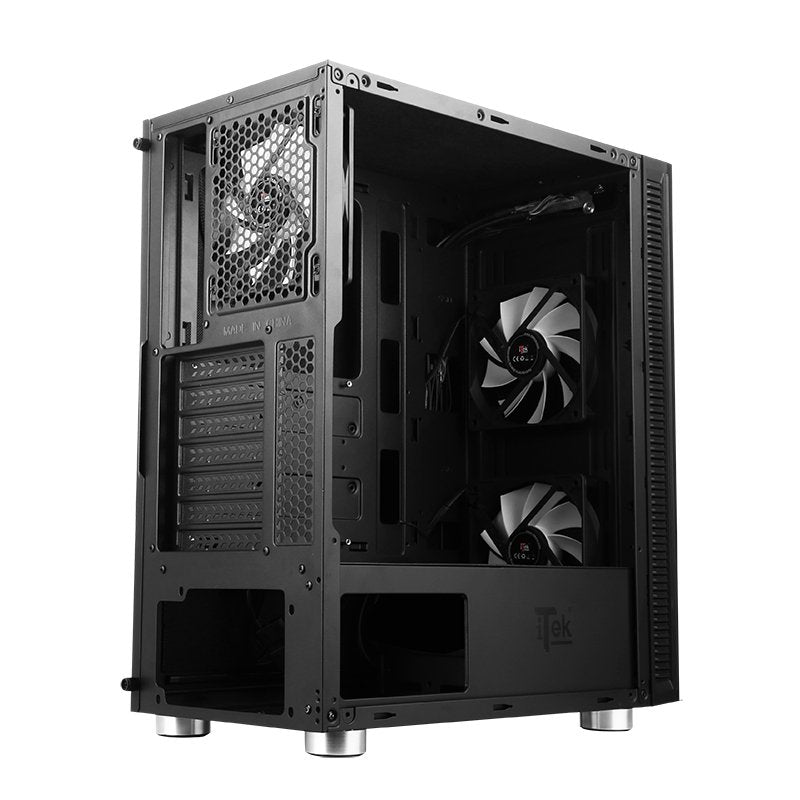 Caja Pc Itek Case Sylent 05 Middle Tower Usb3 3*12cm Fan