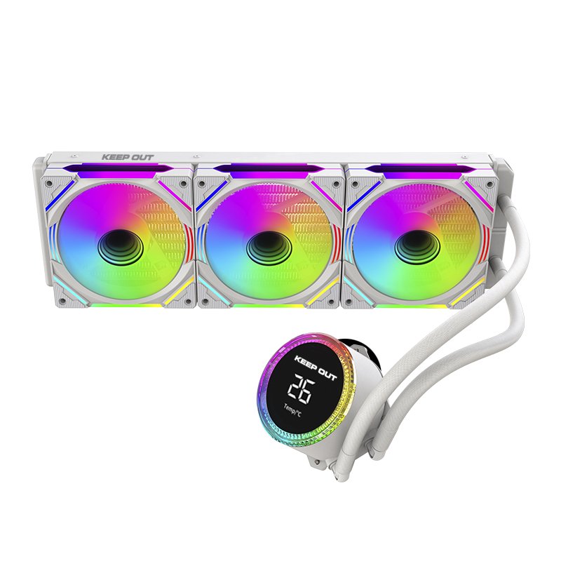 Refrigeracion Liquida Xwc-360 Pro Argb Blanco Keepout Argb/ Intel (Lga115x/1200/1700/1366/2011/2066) Y Amd (Am5/Am4).