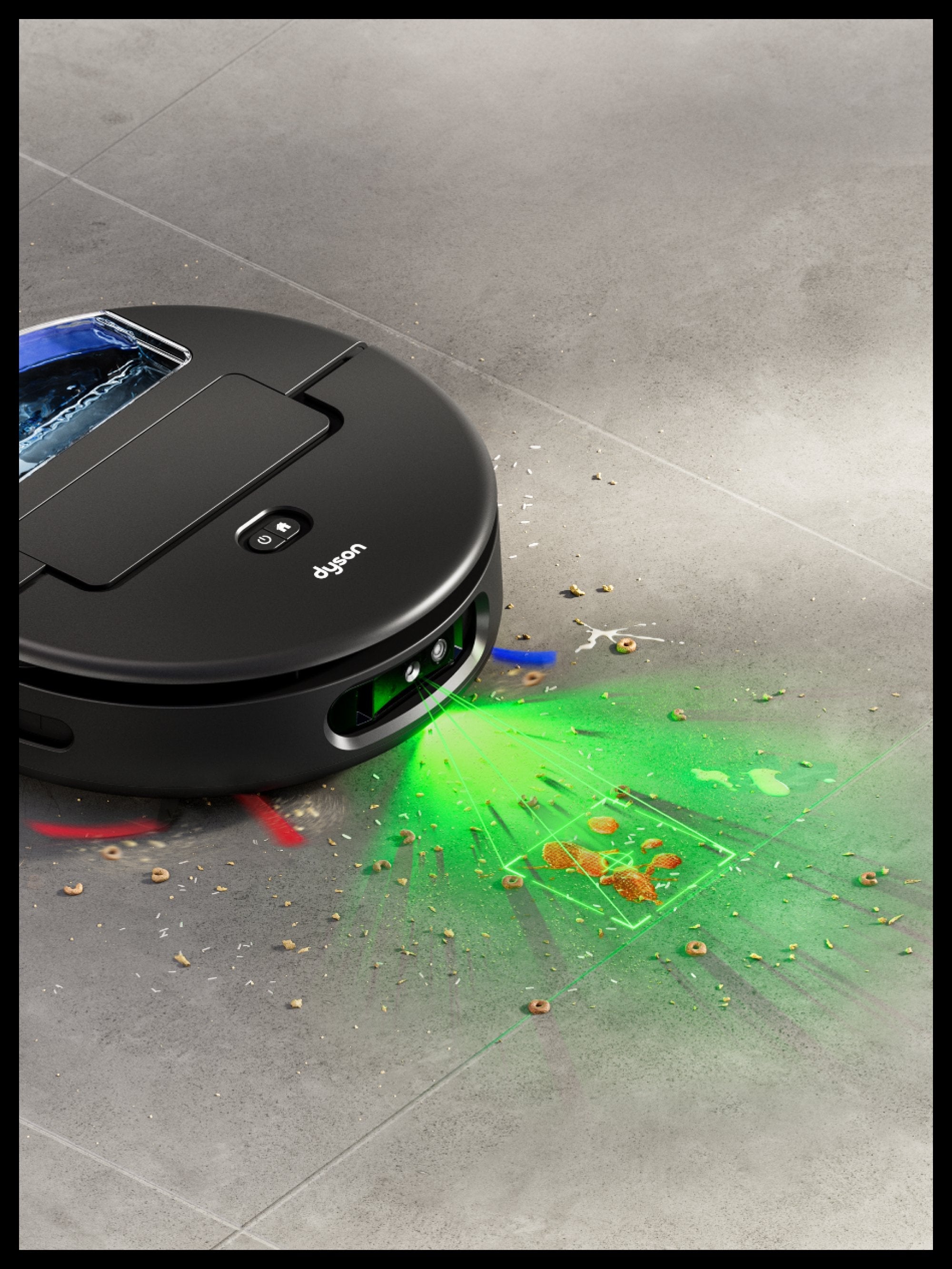 Dyson Spot+Scrub Ai, Beutellos, Schwarz, Rund, 0,25 L, Ladend, Purification, 0.3 L