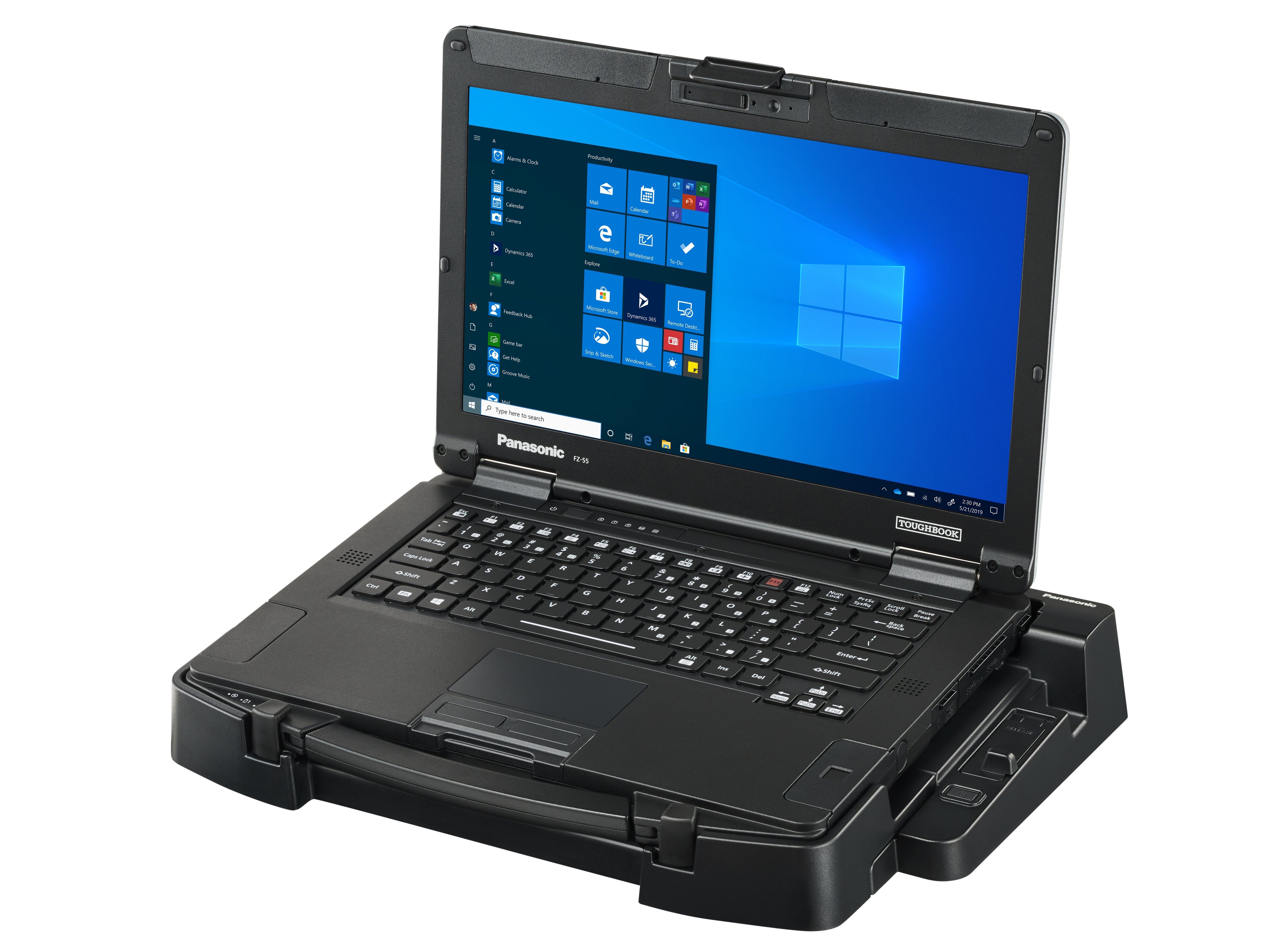 Panasonic Fz-Veb551u Base Para Portátil Y Replicador De Puertos Acoplamiento Negro