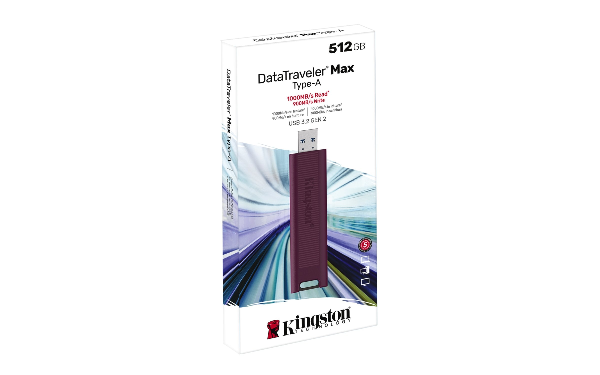 EAN 0740617328332 - Kingston Technology DataTraveler Max unidad flash USB USB tipo A 3.2 Gen 2 (3.1 Gen 2) Rojo imagen 7