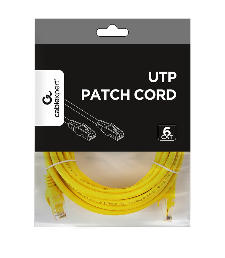 EAN 8716309093132 - Gembird PP6U-5M/Y cable de red Amarillo Cat6 U/UTP (UTP) imagen 3