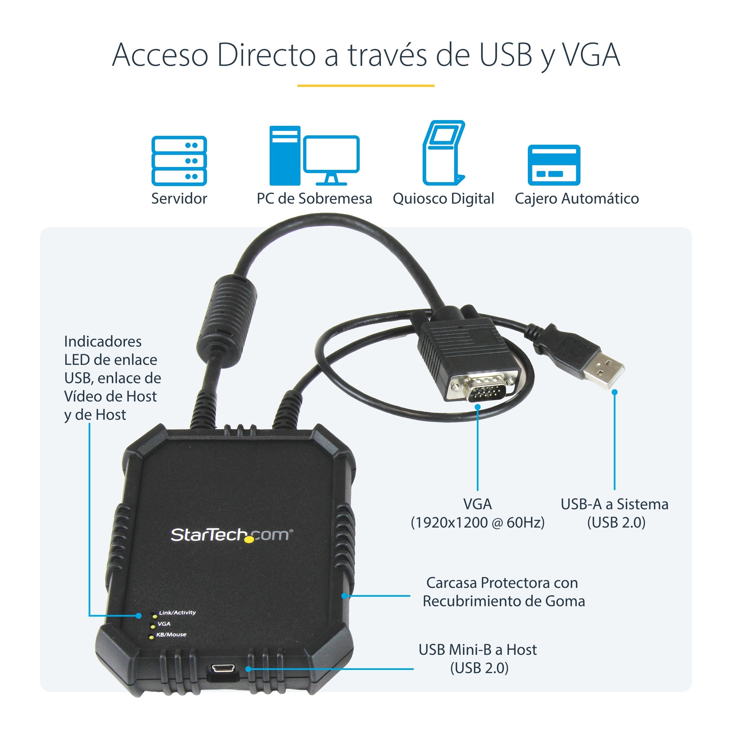 Startech Consola Kvm Ordenador Portatil