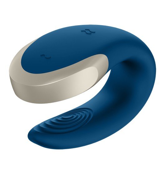 Satisfyer - App Double Love Vibrador Parejas Luxury Azul