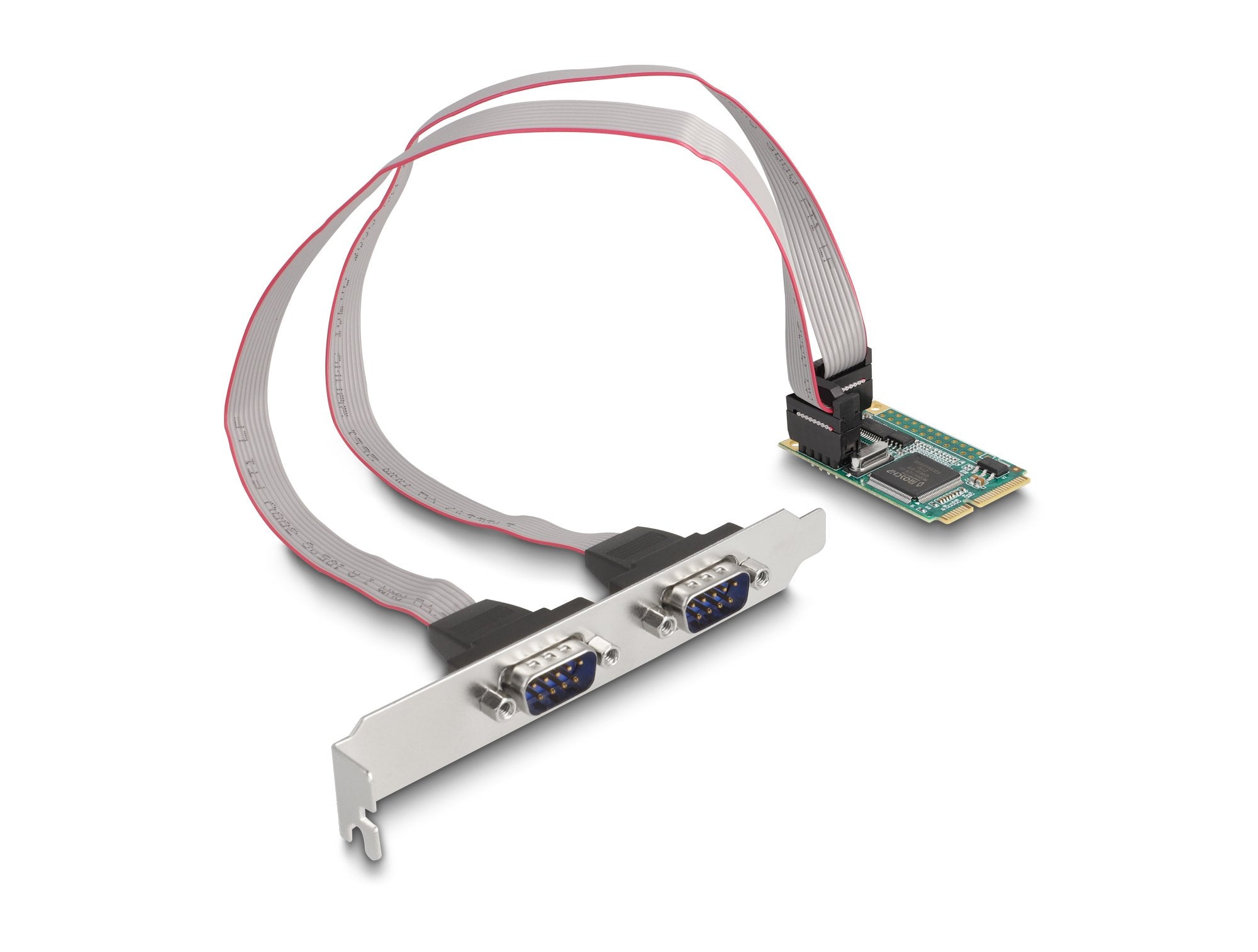 Delock 95273 Tarjeta Mini Pcie A 2 X Serial Rs-232 D-Sub De 9 Pines