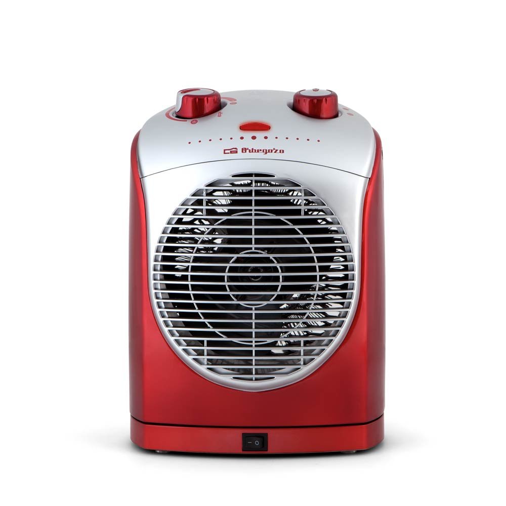 Calefactor Orbegozo Fh 5025 2200w 2 Velocidades Oscilante Posición Aire Frio Protección Sobrecalentamiento