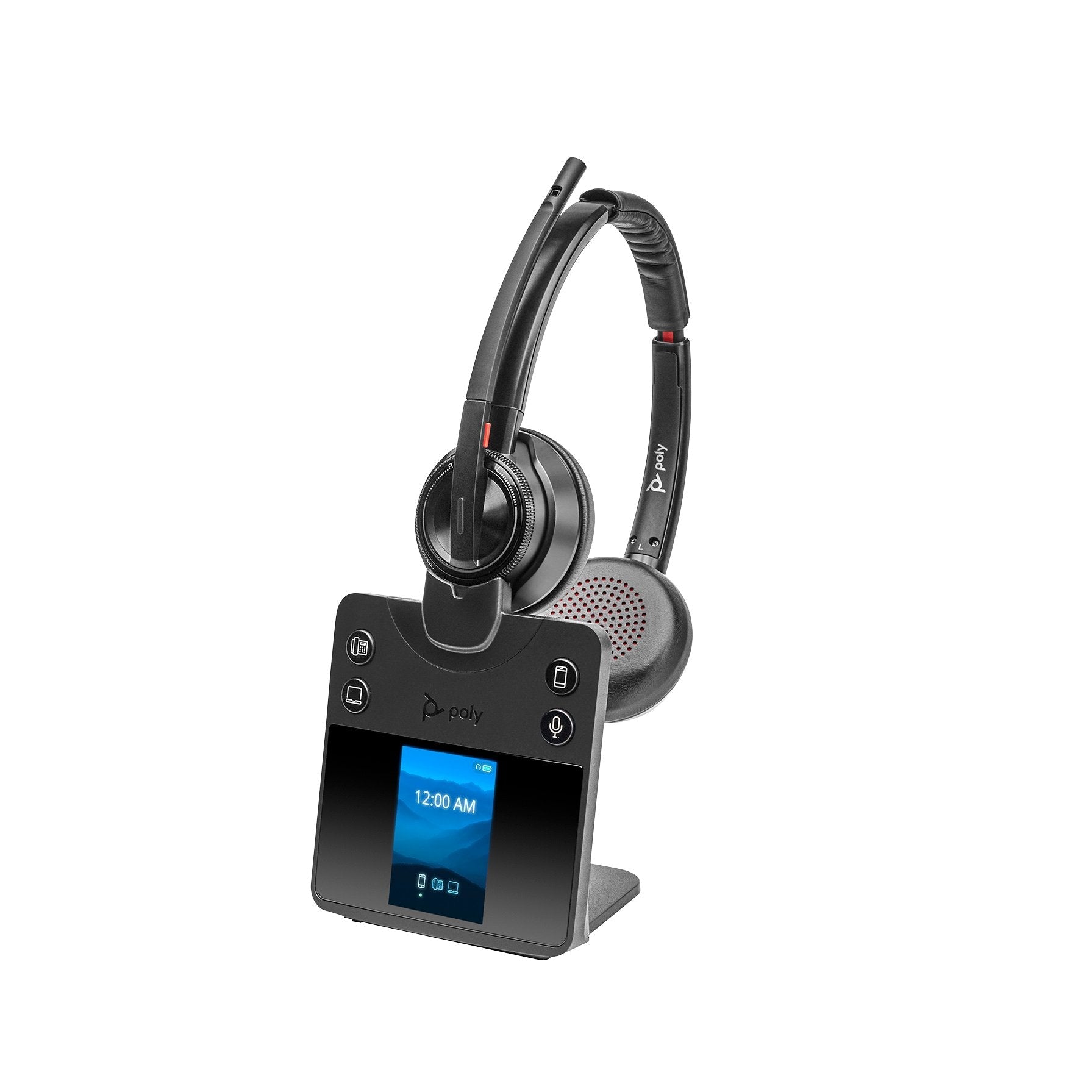 EAN 0197497838657 - Poly Savi 8420 Office Stereo DECT 1880-1900 MHz Headset Inalámbrico Diadema Oficina/Centro de llamadas Bl imagen 2