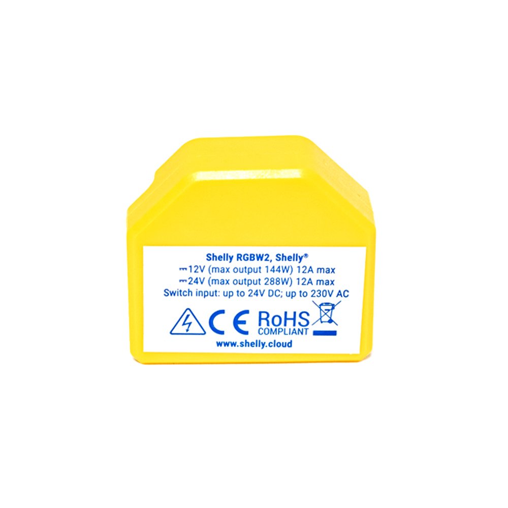 EAN 3800235264430 - Shelly RGBW2 Inalámbrico Azul, Amarillo imagen 3