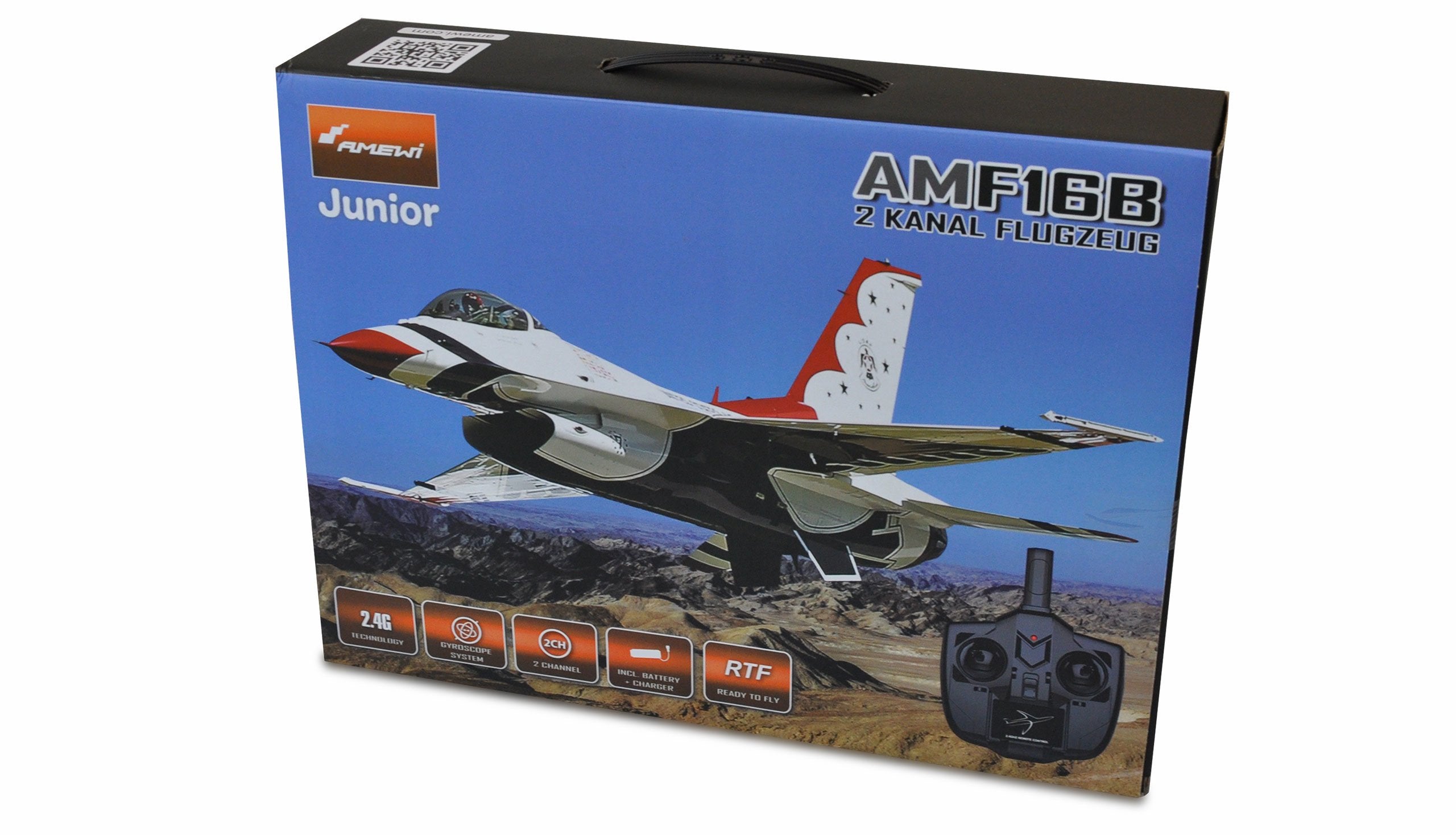 EAN 4260677952996 - Amewi F16B modelo controlado por radio Avión de combate Motor eléctrico imagen 6