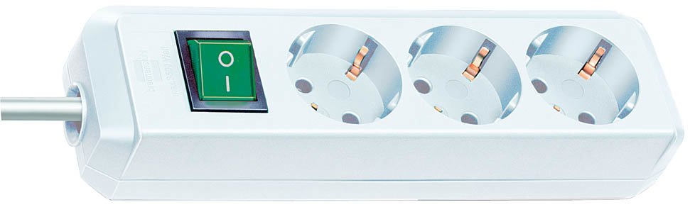 EAN 4007123101290 - Brennenstuhl 1152320400 base múltiple 3 m 3 salidas AC Blanco imagen 1