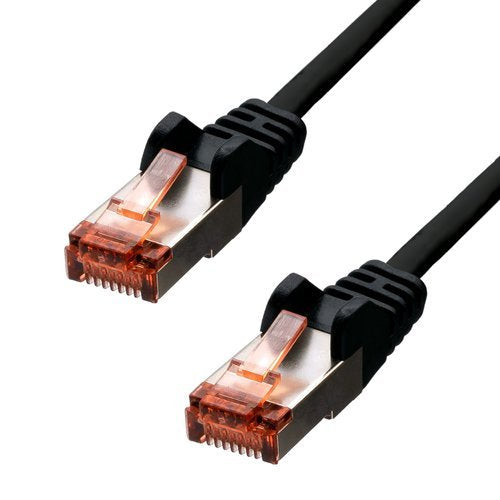Proxtend F/Utp Cat6 Pvc Awg 26 Cca Black 30cm