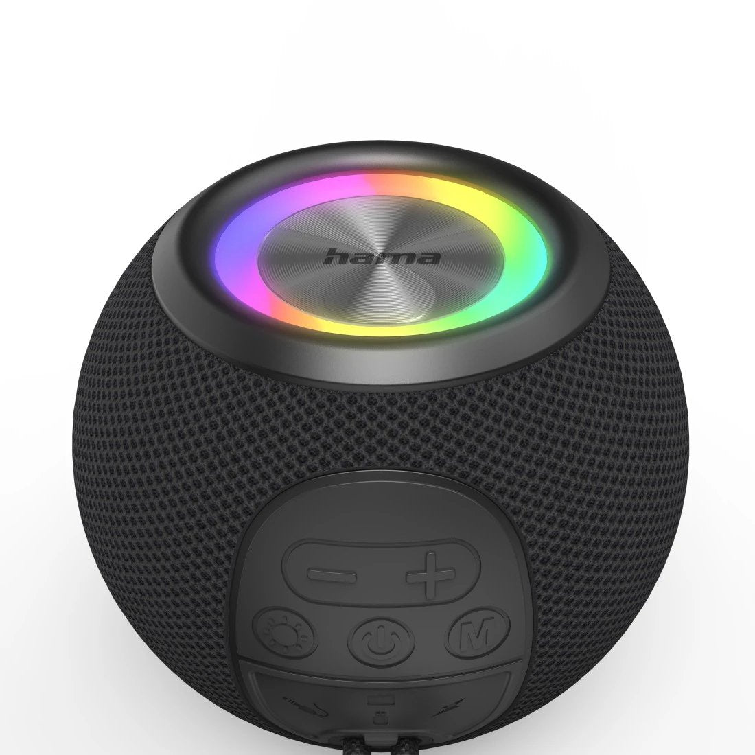 Altavoz Hama Ball Shape Mono Negro