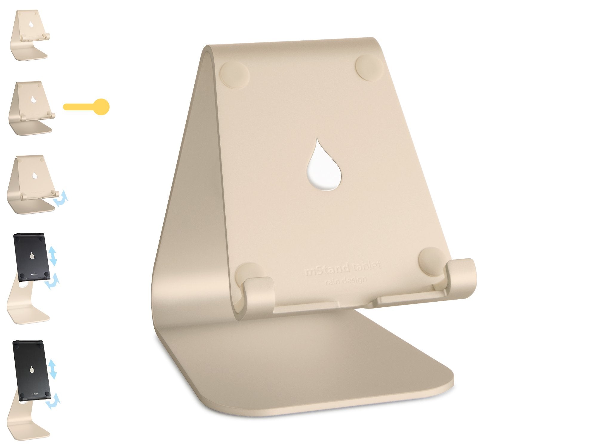 EAN 0891607000681 - Rain Design mStand tablet Soporte pasivo Tablet/UMPC Oro imagen 2