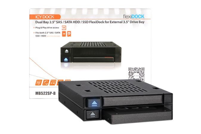 EAN 4711132867473 - Icy Dock MB522SP-B base de conexión para disco duro Negro imagen 11