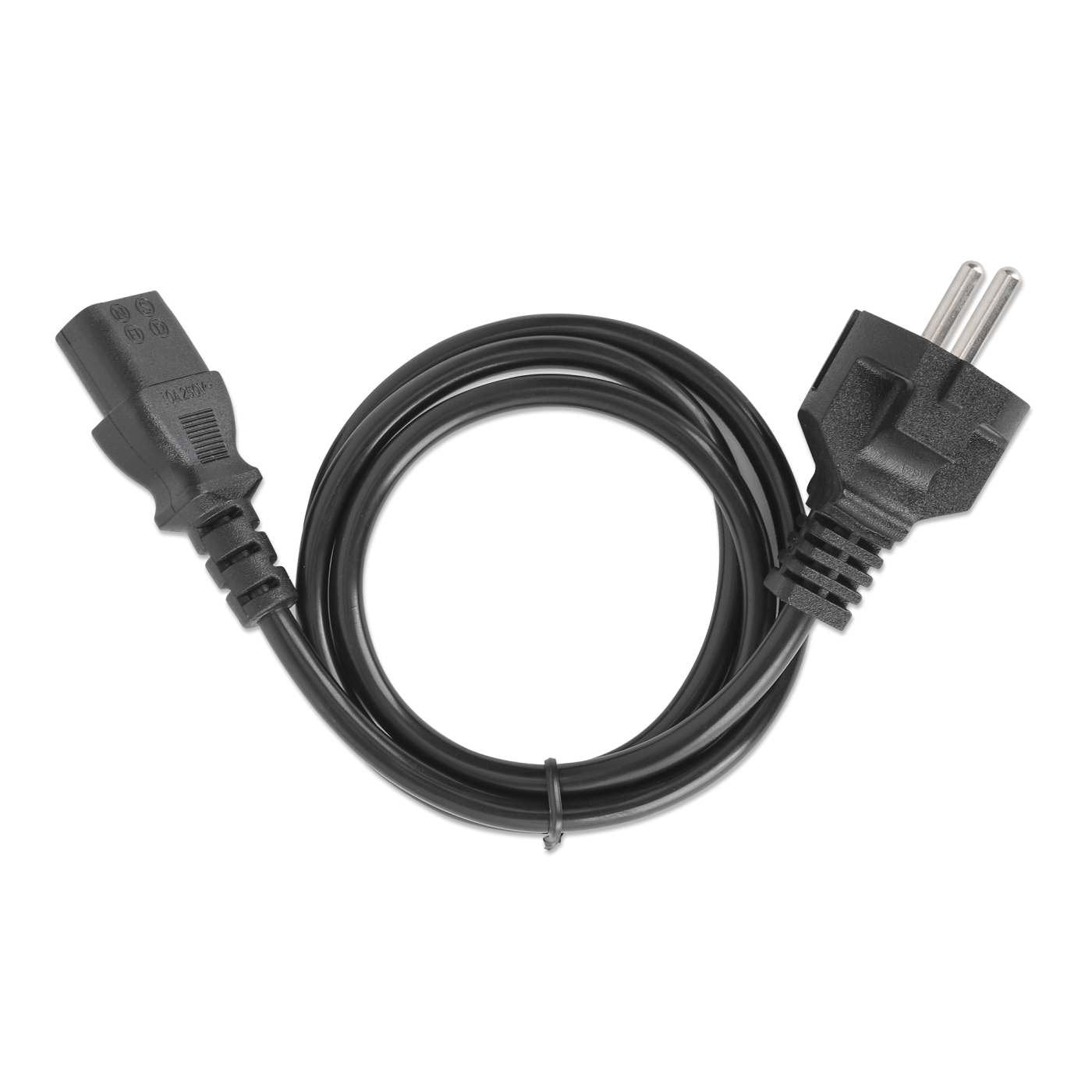 Manhattan Cable De Alimentacion C13 A Schutzkontakt 3m Negro