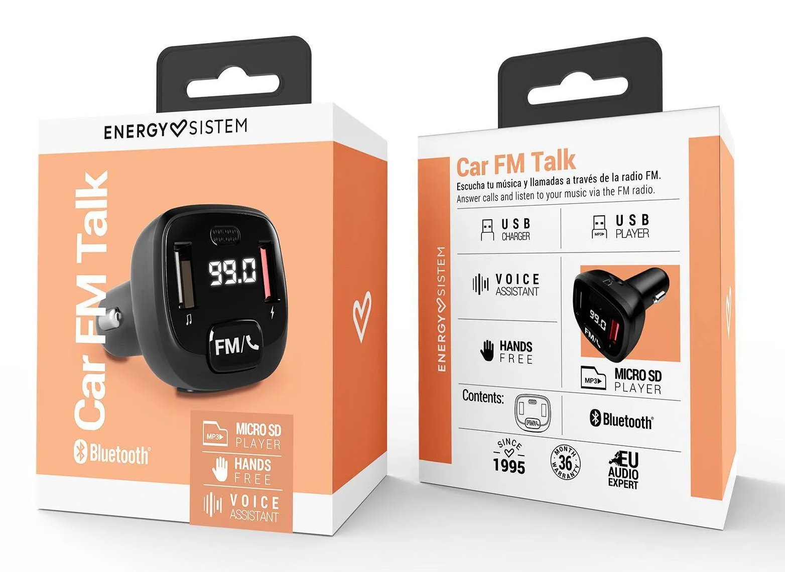 EAN 8432426455577 - Energy Sistem Car FM Talk 87,5 - 108 MHz Bluetooth/USB Negro imagen 6