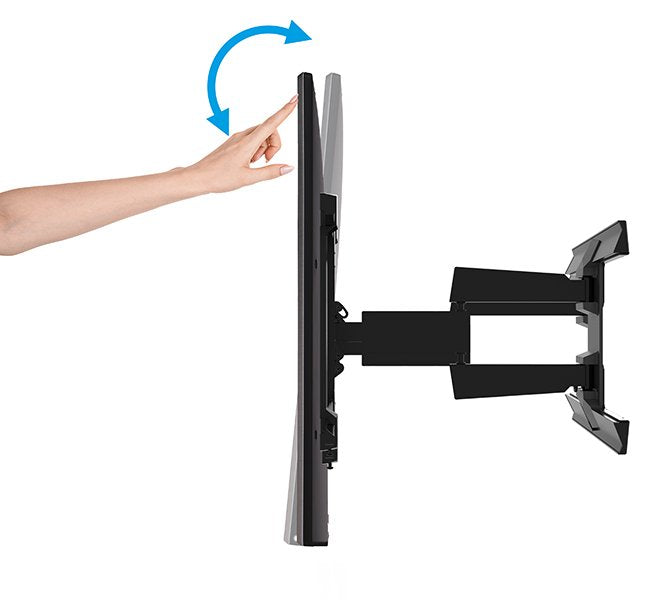 Soporte B-Tech Twin Cantilever 190,5 Cm (75") Pared Negro