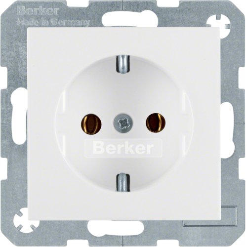 EAN 4011334277552 - Berker 47438989 toma de corriente Tipo F Blanco imagen 1