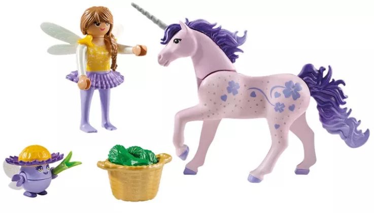 Zestaw Z Figurka Princess Magic 71843 Jednorozec Do Kolekcjonowania Lucky Lavender Z Wrózka